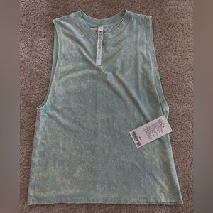 lululemon athletica Faded Green Muscle Tee